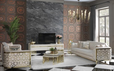 Fendi Titanyum Koltuk Takımı