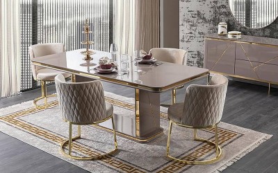 Gucci Luxury Yemek Masası Takımı