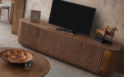 Fold Tv Sehpası - Ceviz
